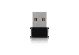 Resim ZYXEL NWD6602 AC 1200 Mbps Dual Band Kablosuz Nano USB Adaptör Siyah 