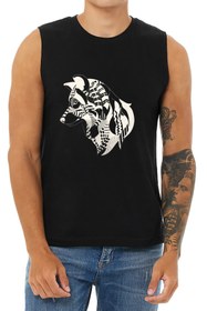 Resim BLUU Mandalaw Kolsuz Sporcu T-shirt Tank Top Spor Atlet 