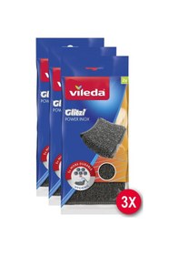 Resim Vileda 3 Paket Glitzi Inox Çelik Bulaşık Teli 2 