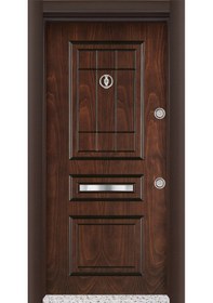 Resim MONO ÇELİK KAPI MN-1803 SOL Daire Giriş Kapısı, Çelik Kapı 