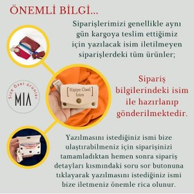 Resim Miaju Kahverengi, Kişiye Özel Hediye Seti, Mükemmel Hatıra Cüzdan Ve Anahtarlık, Doğum Gününe Uygun Kahve Kahverengi 