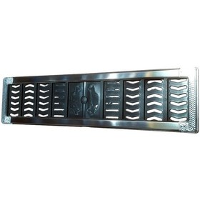 Resim Autoparct Plaka Altlığı Paslanmaz Beyaz Reflektörlü 2 Li Takım Hırdavat IS00-AUTO TSPA55 