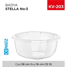 Resim Yuvarlak Şeffaf Badya 1 Adet 3 No ROYALEKS-E175 