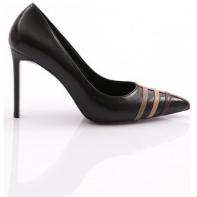 Resim Dgn 5198 Kadin Topuklu Ayakkabi 5198-1748-R4506 Siyah 