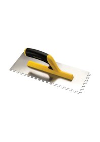 Resim Dekor Hassan Seramik Malası Açık Plastik Saplı Kare Diş 8x8 Mm Yay Çeliği 30 Cm 