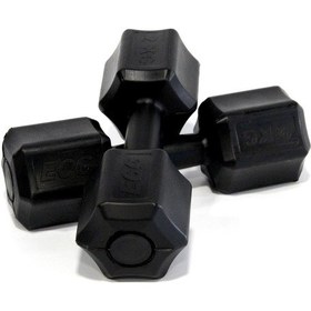 Resim Ecgspor 2 KG x 2 Adet 4 KG Dambıl Seti 4 KG Dumbell Set Siyah 