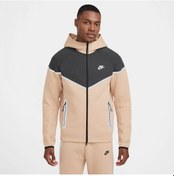 Resim Nike Sportswear Tech Fleece Erkek Bej Sweatshirt Reflektörlü Bej 