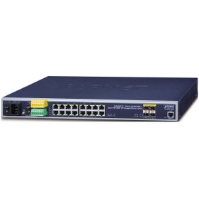 Resim Planet Industrial L2+ 16-Port 10/100/1000T + 4-Port 100/1000X SFP Managed Ethernet Switch 