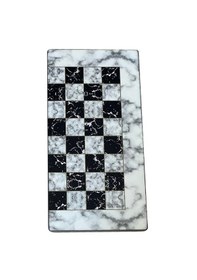 Resim Marble Beyaz Büyük Boy Tavla Takımı 