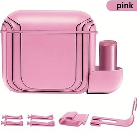 Resim Dashanshop Pembe Abs Malzeme Çok Amaçlı Araç Çöp Kutusu 20 Poşetli Hava Menfezli 