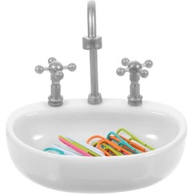 Resim Vanch Lavabo Şeklinde Ataç Kutusu 