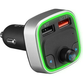 Resim S-Link SL-BT401 Rgb Bluetooth V5.0 LED Ekran Tf Kart 64G(MAX) Çift USB QC3.0+5V/2.4A Hızlı Şarjlı Fm Transmitter 