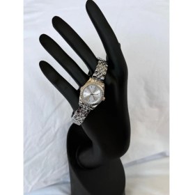 Resim Pink Gümüş Çelik Kayışlı Vintage Saat 