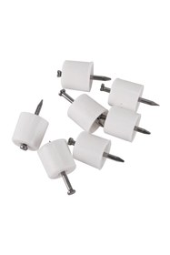 Resim ŞENEL Yapı Market Çivili Raf Pimi Büyük Boy Beyaz Çakmalı Pim 1000 Adet Paket 