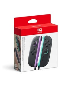 Resim Nintendo Switch 2 Joycon Oyun Kolu Açık Mor / Açık Yeşil 