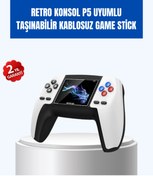Resim SEBUONLİNE 520 Oyunlu Taşınabilir Retro Oyun Konsolu | P5 GamePad 