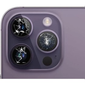 Resim TE iPhone Uyumlu 14 Pro Kamera Camı Lensi (Çıtasız Sadece Teknik Cam) 