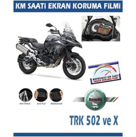 Resim Motiker Benelli TRK 502 / 502X Serisi Motosiklet Ekran Km Koruyucu 