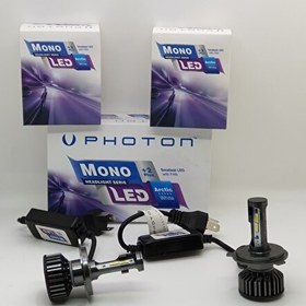 Resim Photon Vw Polo 6 Uzun Kısa Tek H4 LED 9000LM Oto Ampulü Photon Mono 