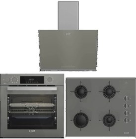 Resim Arçelik AFC 361 G - OCD T 651 EG - ADE 606-2 G Buhar Destekli Cam Ankastre Set 