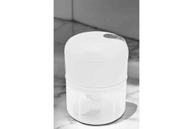 Resim Pazarcan El Rondosu Mini Şarjlı Doğrayıcı Taşınabilir 250 ml 