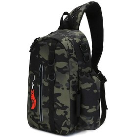 Resim Springsun 600d Naylon Sırt Çantası - 22x13x41 Cm - Siyah Veya Kamuflaj Seçenekleri Çok Renkli 