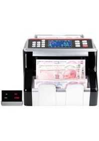 Resim Baove GB8200S Karışık Para Sayma Makinesi - Sahte Para Yakalama - TL, Euro, Usd + Müşteri Ekranı 