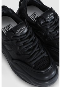 Resim Lufian Gemba Kadın Sneaker Ayakkabı Siyah Siyah 121230021100100 Siyah 