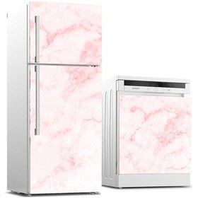 Resim Buzdolabı Ve Bulaşık Makinası Beyaz Eşya Sticker Kaplama Pembe Me (502388938) 