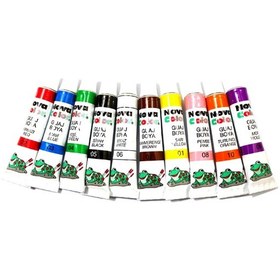 Resim Nova Color Guaj Boya 10 Renk Tüp Çok Renkli 