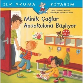 Resim İlk Okuma Kitabım-Minik Çağlar Anaokuluna Başlıyor 