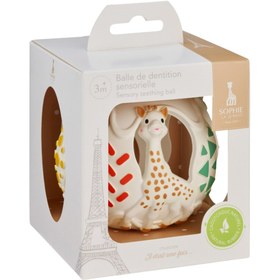 Resim Sophie la Girafe Sensory Ball Kauçuk Diş Kaşıyıcı Top - 3+ Ay 
