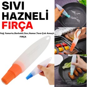 Resim Özbience Çok Amaçlı Silikon Fırça, Isıya Dayanıklı, Yağdanlık, Barbekü, Hamur, Yumurta 