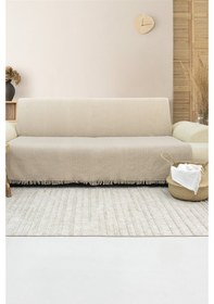 Resim Merlin Koltuk Örtüsü 170 x 200 Bej 