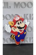 Resim Kızıl Gök Kia Uyumlu Süper Mario Vantuzlu Pleksi Çizgi Film Karakteri Cam süsü (1 Adet) 