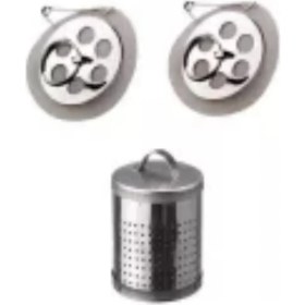 Resim Evsam Demlik Içi Çay Süzgeci - 2 Adet Sök Tak Demlik Süzgeci 