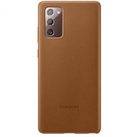 Resim Samsung Note20 Deri Kılıf - Kahverengi EF-VN980LAEGWW 