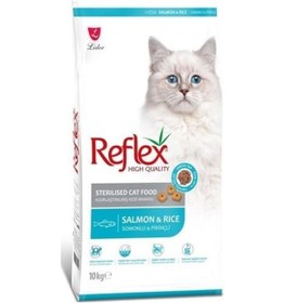 Resim Reflex High Quality Kısırlaştırılmış Somonlu Yetişkin Kedi Maması 10 KG 