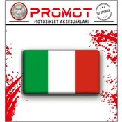 Resim Italy 3d Damla Logo Sticker 7x4cm 1 