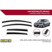 Resim OPEL ASTRA J SD Kromlu Cam Rüzgarlığı 2012 - 2020 Niken Marka 