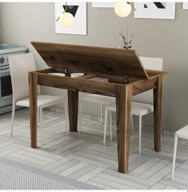 Resim Kiev Mutfak Masası - Ceviz / Ceviz 