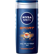 Resim Nivea Sport Duş Jeli Vücut Yüz Saç 250 ml 