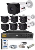 Resim 7 Kameralı 5MP Sony Lensli 1080P FullHD Cepten İzle 1 TB Dış Güvenlik Kamerası Sistemi DS-2050HD-SET7-1TB IDS