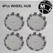 Resim Dashanshop 4 Adet 68mm Siyah Abs Jant Kapakları Bmw E34 E36 E60 E90 E46 E39 E70 F10 F20 F30 X5 