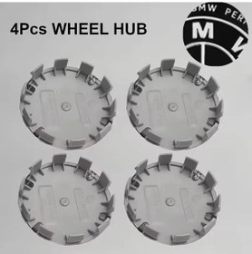 Resim Dashanshop 4 Adet 68mm Siyah Abs Jant Kapakları Bmw E34 E36 E60 E90 E46 E39 E70 F10 F20 F30 X5 