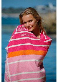 Resim Ocean Coral Candy, 100x180 Cm, Taşıma Çantalı, Doğa Dostu, Plaj Havlusu Coral Candy 