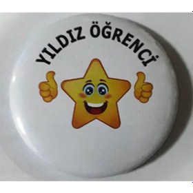 Resim Yildiz Öğrenci Rozeti 55 Mm1 Adet 