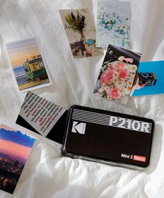 Resim Mini 2 Retro Bluetooth Fotoğraf Yazıcısı 54x86 mm - Sarı 