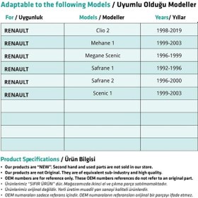 Resim Renault İçin Davlumbaz Tapası- 10 Adet 