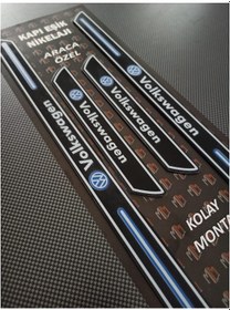 Resim Volkswagen Cc Piano Black Kapı Eşiği 4'lü Set 